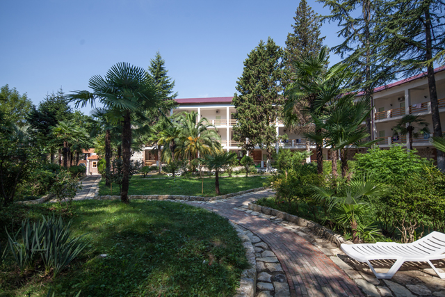 Same inner circle at Gora Bagrata park-hotel in Sukhum, Abkhazia